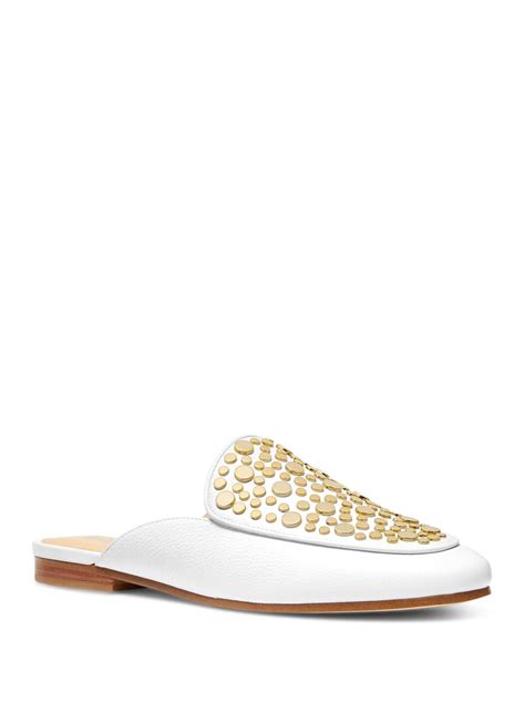 michael kors farrow mules|MICHAEL Michael Kors Farrow Studded Leather Mules on SALE .